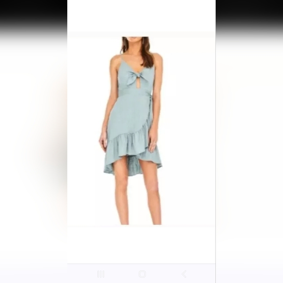 Astr The Label Elegant Sage Green Sleeveless Dress Size M - Picture 1 of 6